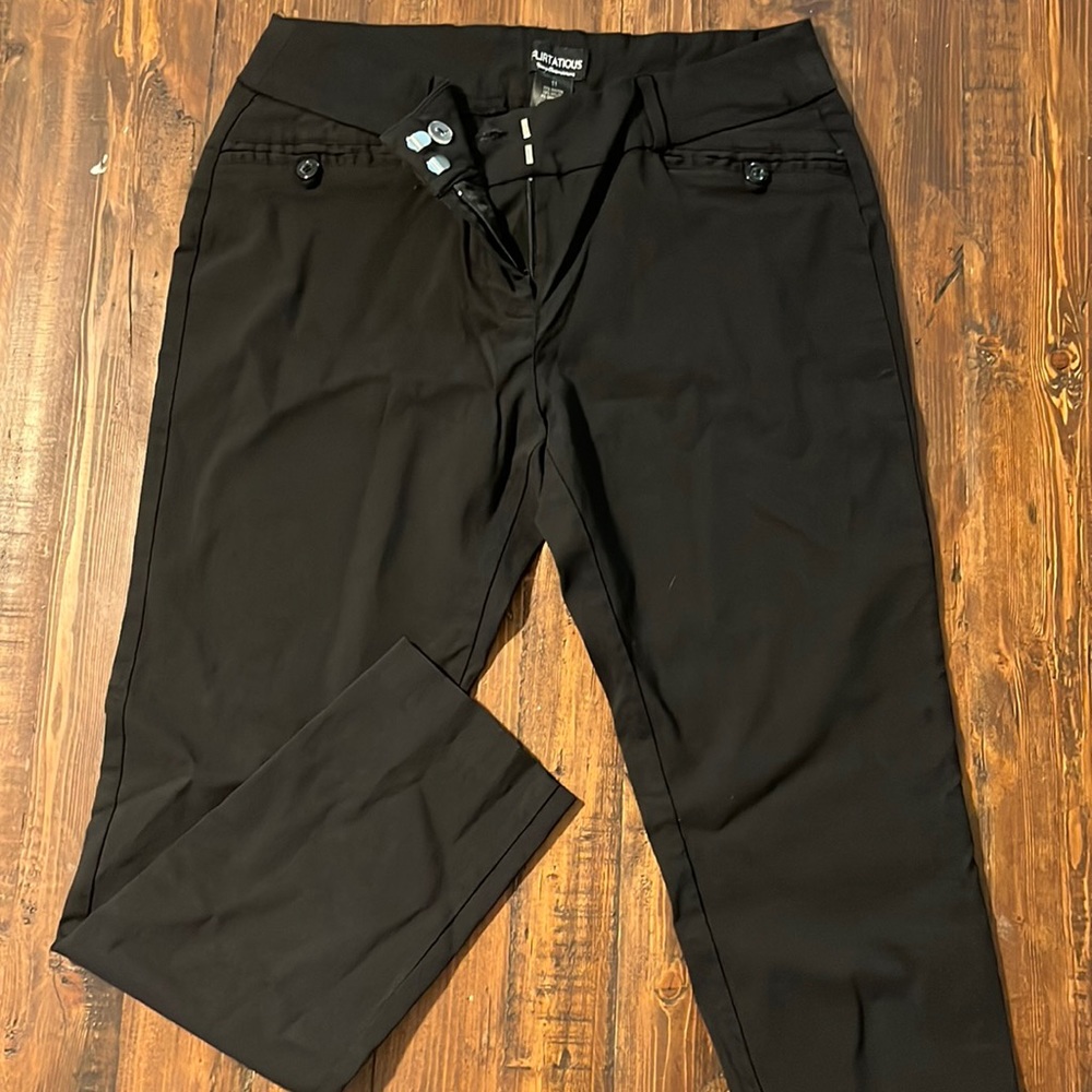 black slacks